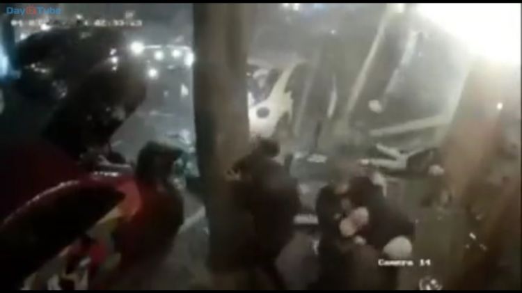 Bakıda gecə klubundakı partlayış anı -  VİDEO 