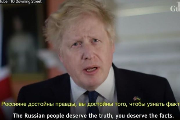 Boris Conson Rusiya əhalisinə rus dilində müraciət etdi -  VİDEO