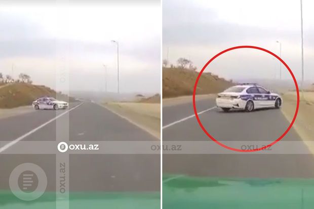 Azərbaycanda daha bir yol polisi qaydaları heçə saydı -  VİDEO