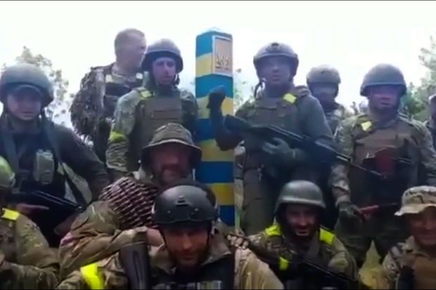 Ukrayna müdafiəçiləri dövlət sərhədinə çatdılar -  VİDEO