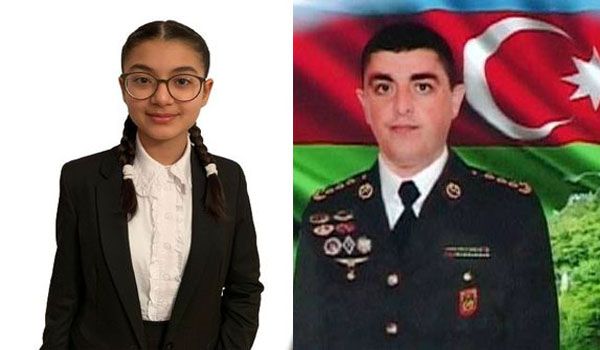 Aprel şəhidinin qızı buraxılış imtahanında yüksək bal toplayıb 