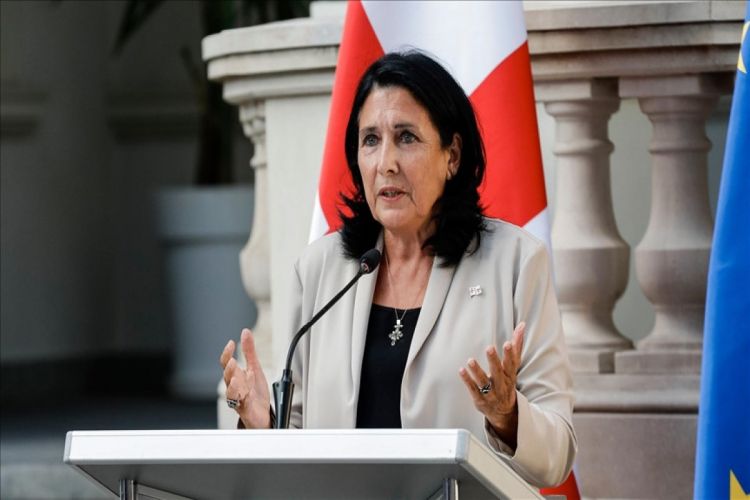 Gürcüstan prezidenti əhalini mitinqə çağırdı