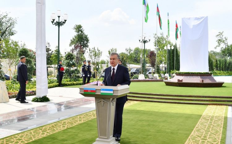 "Azərbaycanın ərazi bütövlüyü mövqeyində möhkəm dayanmışıq" - Mirziyoyev "Azərbaycanın ərazi bütövlüyü mövqeyində möhkəm dayanmışıq" - Mirziyoyev