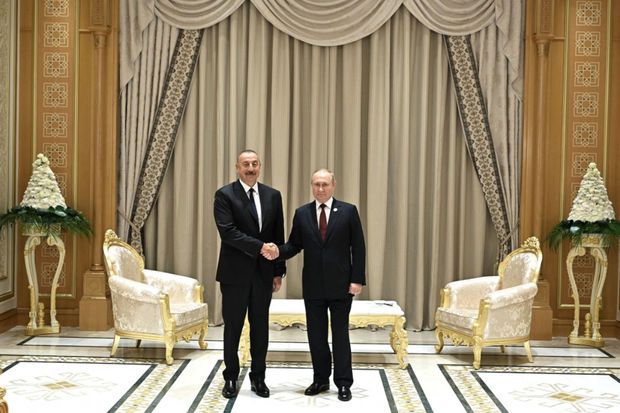 Prezident İlham Əliyev Aşqabadda Vladimir Putin ilə görüşüb -  YENİLƏNİB - FOTO - VİDEO