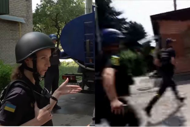 Donetsk vilayətində rusiyalılar fransız jurnalistləri atəşə tutdular -  VİDEO