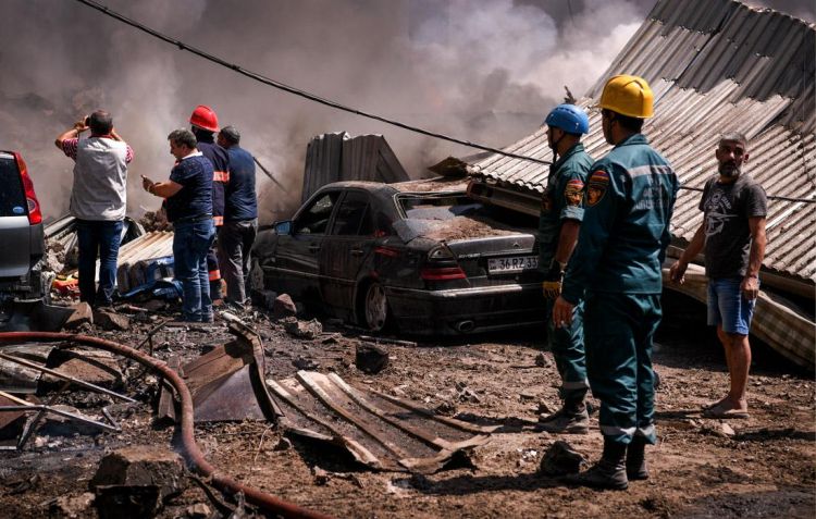 İrəvandakı partlayışda terror ehtimalı istisna olunub