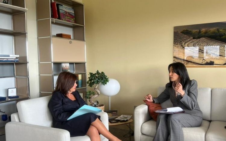 Ombudsman Despina Çatzivasiliu ilə mina xəritələrinin vacibliyindən danışdı