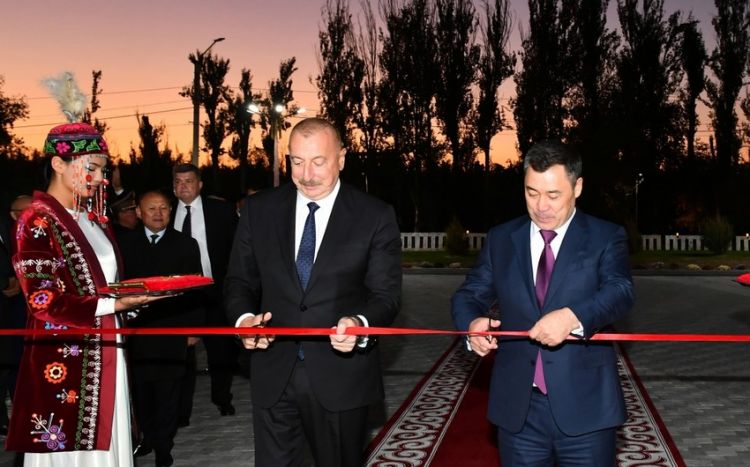 Bişkekdə Qırğızıstan-Azərbaycan Dostluq Parkı açılıb - Yenilənib - FOTO