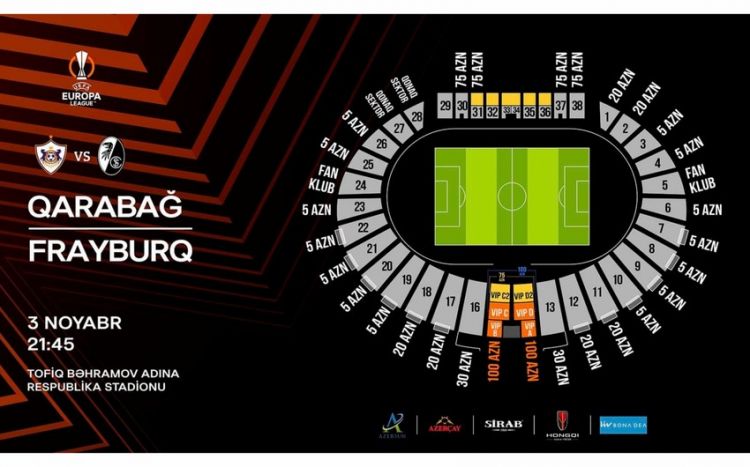 "Qarabağ" - "Frayburq" oyununun biletləri satışa çıxarıldı