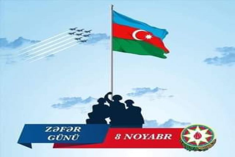 Qazaxıstan səfirliyi Zəfər Günü münasibətilə Azərbaycan xalqını təbrik edib