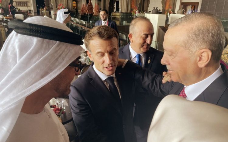 Ərdoğan Fransa Prezidenti və Çin lideri ilə görüşüb