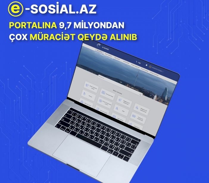 E-sosial.az portalına bu il 9,7 milyondan çox müraciət qeydə alınıb