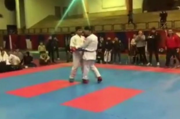 Molla hökuməti karate üzrə dünya çempionunu edam cəzasına məhkum etdi - VİDEO