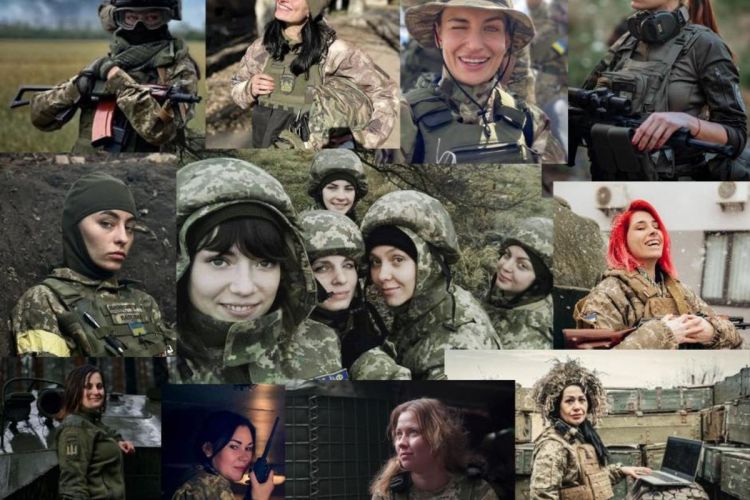 Ukraynada qadınlara hərbi geyim paylandı -  Reznikov
