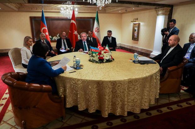 Azərbaycan, Türkiyə və İranın parlament sədrləri görüşüb