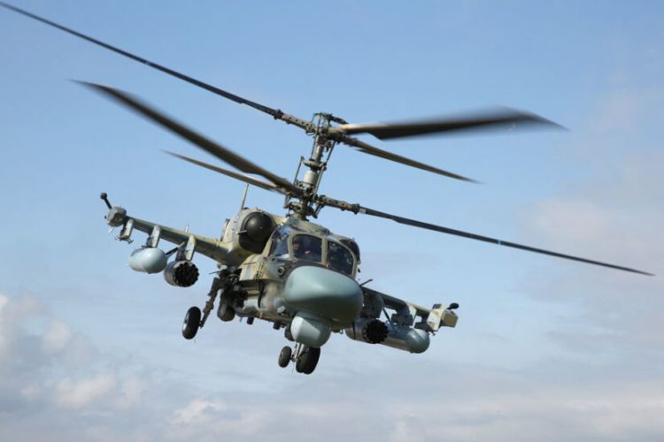 Ukrayna hərbçiləri yarım saat ərzində Rusiyanın üç "Ka-52" helikopterini məhv edib