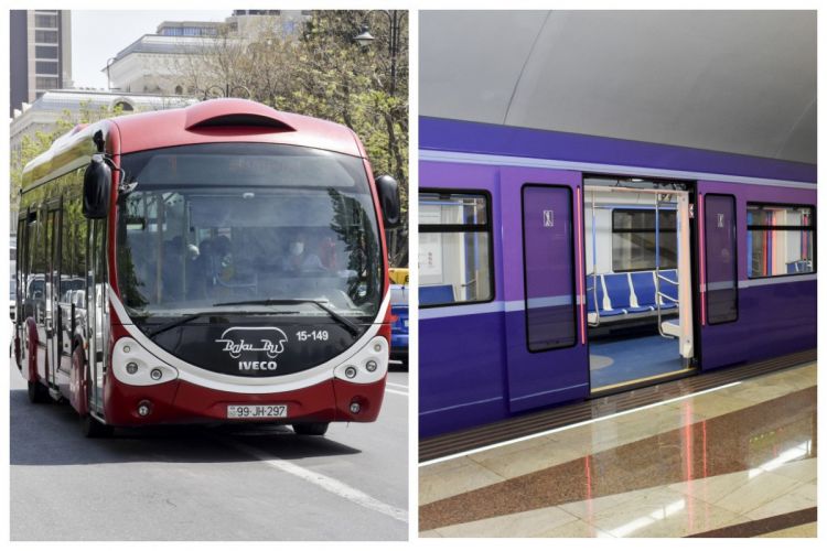 Metro və marşrut avtobuslarında yeni tariflər müəyyənləşib