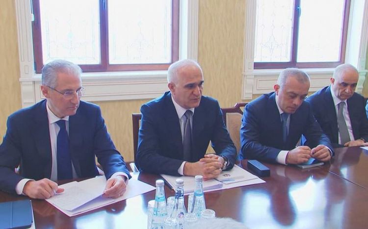 Şahin Mustafayev Naxçıvanda Prezidentin səlahiyyətli nümayəndəsi ilə görüşüb - FOTO