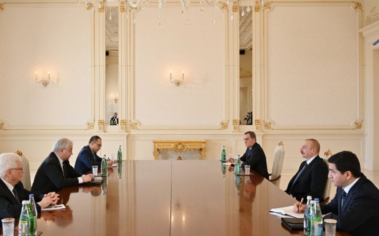 İlham Əliyev İqor Xovayevi qəbul edib - Yenilənib İlham Əliyev İqor Xovayevi qəbul edib - Yenilənib