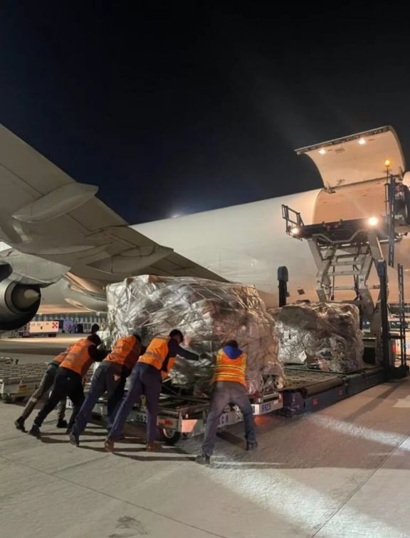 Meksikadan Türkiyəyə 100 tonluq yardım göndərildi