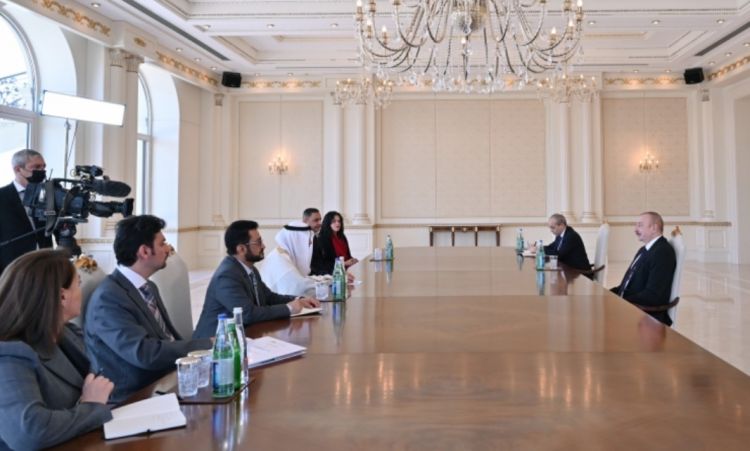 Prezident İlham Əliyev İslam İnkişaf Bankı qrupunun prezidentini qəbul edib 