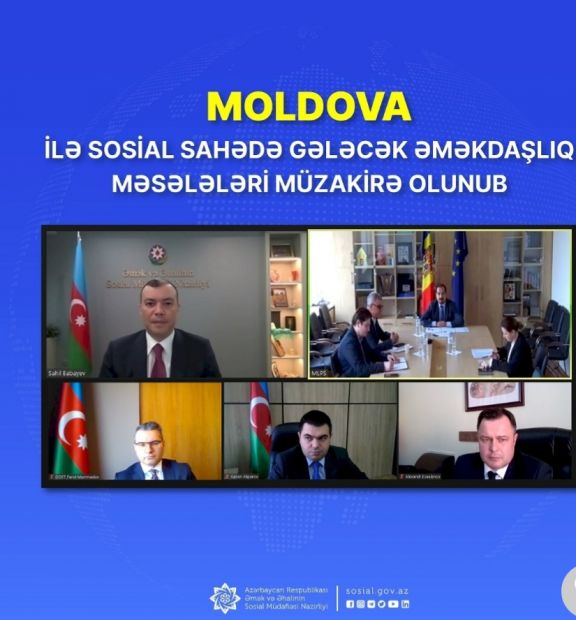 Moldova ilə sosial sahədə gələcək əməkdaşlıq məsələləri müzakirə olunub Moldova ilə sosial sahədə gələcək əməkdaşlıq məsələləri müzakirə olunub