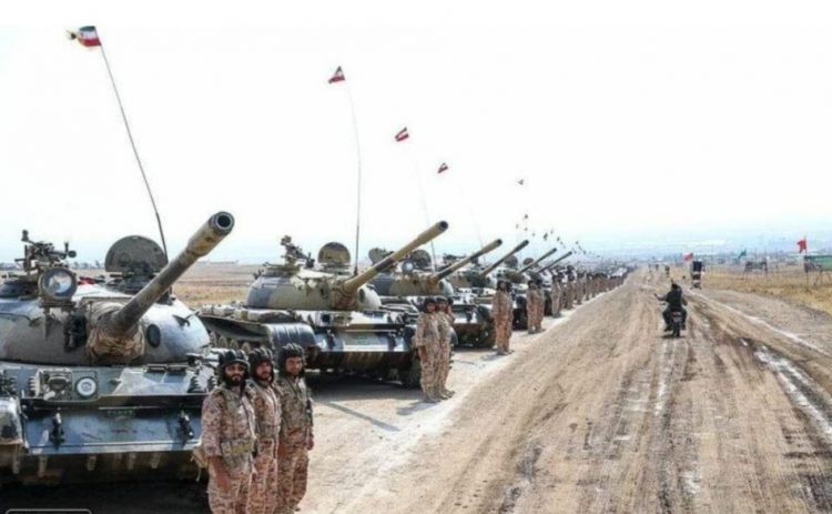 İranın sərhədimizə yığdığı ordu və texnikanın yeri - Foto İranın sərhədimizə yığdığı ordu və texnikanın yeri - Foto