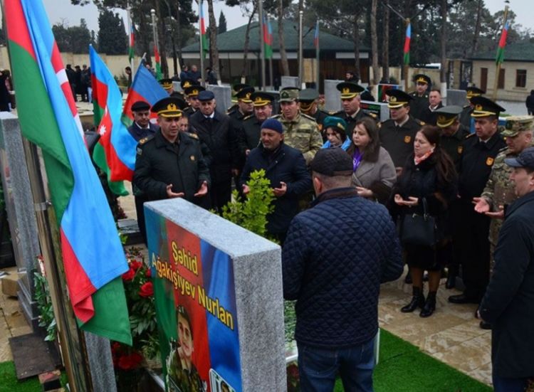 Şəhidin xatirəsinə həsr olunan anım mərasimi keçirilib