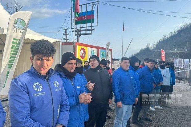 Xankəndi-Laçın yolu: Ekofəalların aksiyası 120 gündür yüksək fəallıqla davam edir