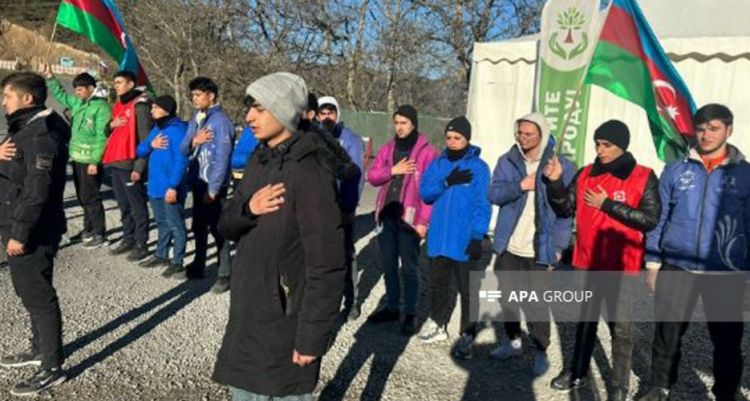 Laçın-Xankəndi yolundakı aksiya 125 gündür davam edir - FOTO