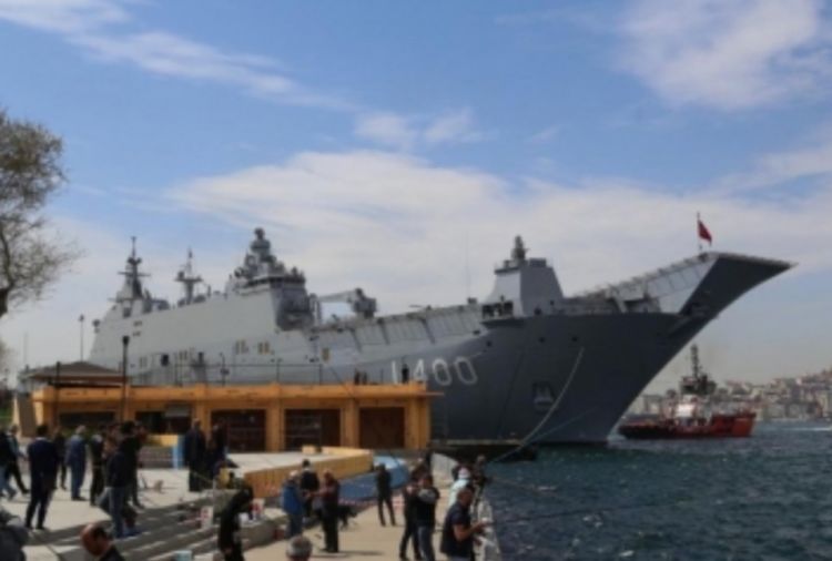 TCG Anadolu” gəmisini beş gündə 61 mindən çox insan ziyarət edib
