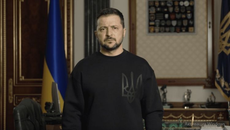 Zelenski ukraynalıları ruhlandıran videoçıxış edib