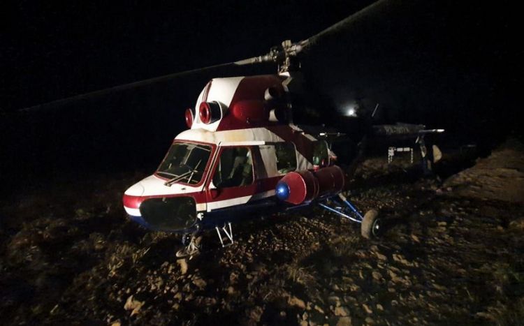 Rusiyada "Mi-2" helikopteri qəzaya uğrayıb, "Transneft"in elektrik xəttini zədələyib