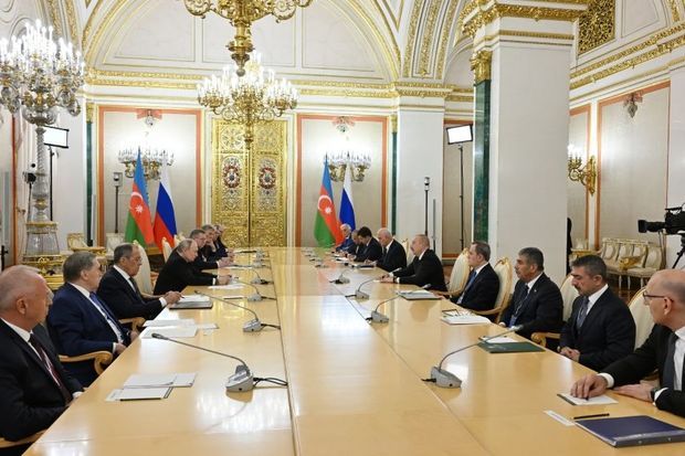 Moskvada Prezident İlham Əliyevin Prezident Vladimir Putinlə görüşü olub -  YENİLƏNİB