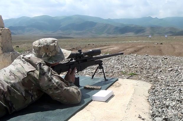 Azərbaycan Ordusunda snayperlərin peşəkarlığı artırılır - VİDEO