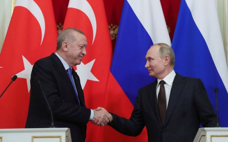 Putin Ərdoğanı təbrik etdi