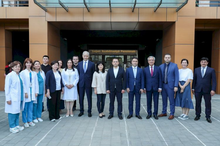 Özbəkistan nümayəndə heyəti ölkəmizdəki sosial xidmət və reabilitasiya müəssisələri ilə tanış olub - FOTO