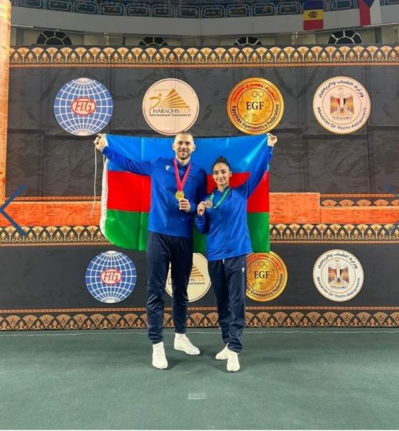 Azərbaycan gimnastları beynəlxalq turnirdə qızıl və bürünc medallar qazanıblar (FOTO)