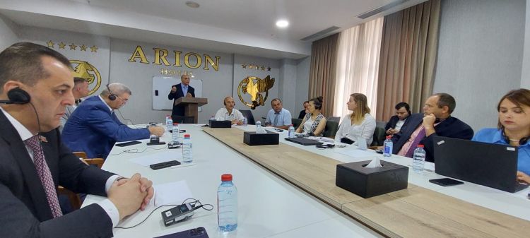 Bakıda beynəlxalq hərbi ekspertlərin iştirakı ilə dəyirmi masa keçirilib - FOTO