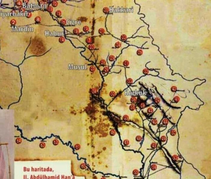 Türkiyədə II Əbdülhəmid tərəfindən 134 il əvvəl çəkilən neft xəritəsi gerçək çıxdı - FOTO