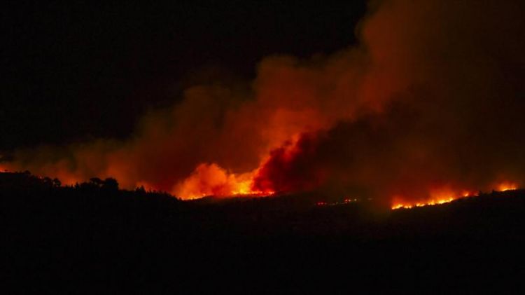 Yunanıstanda alovu ram etmək olmur: Sursat anbarı  partladı