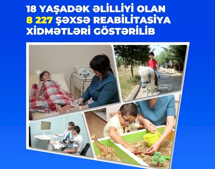 Bu il 8200-dən çox 18 yaşadək əlilliyi olan şəxsə reabilitasiya xidmətləri göstərilib