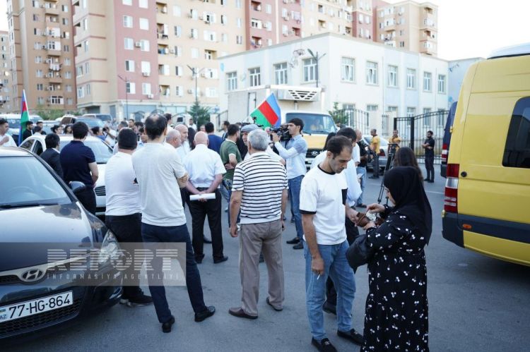 Füzuli şəhərinə növbəti köç karvanı yola salınıb - FOTO