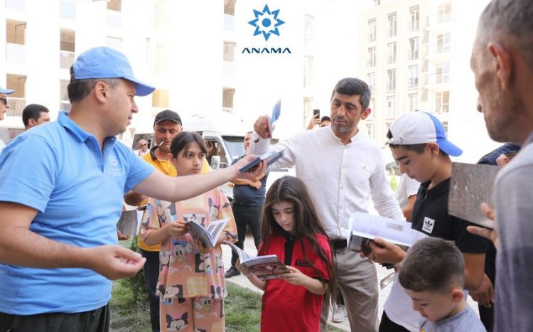 ANAMA Füzuliyə geri qayıdan sakinlər üçün maarifləndirmə təlimi keçirib - FOTO