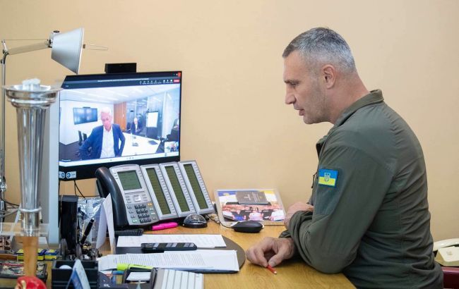 Kliçko alman tərəfdaşları ilə "Kiyev" hava limanının bərpası ilə bağlı razılığa gəlib