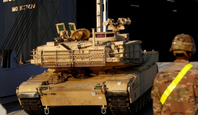 Ukraynaya Abrams tanklarının yeni partiyası gətiriləcək