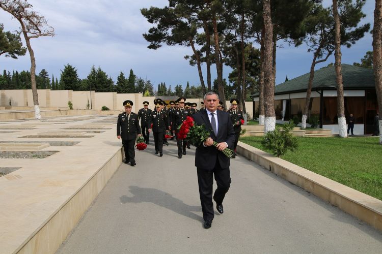 Dövlət Xidmətinin rəhbərliyi anım mərasimlərində iştirak edib - FOTO