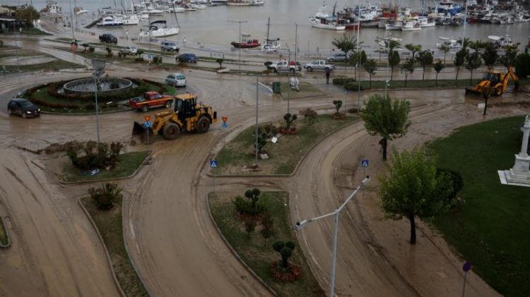 Yunanıstan ikinci dəfə sel fəlakəti ilə üz-üzə