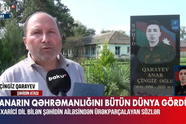 Şəhid atası: “Anar diplomunu görmədi, amma onun qəhrəmanlığını bütün dünya gördü”