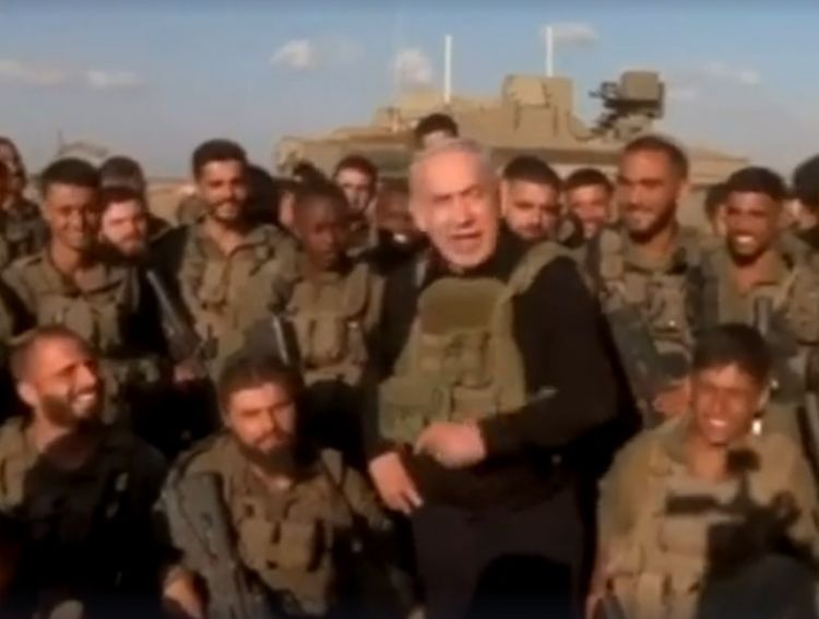 Netanyahu İsrail ordusunun əsgərləri ilə  VİDEOSUNU yayımladı